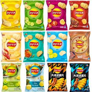Papas Fritas Exóticas <span class=keywords><strong>Lays</strong></span> al por Mayor, Nuevas, con Sabor a Ajo y Yema de Huevo Salada, Bolsa de 70g - Product Image 4