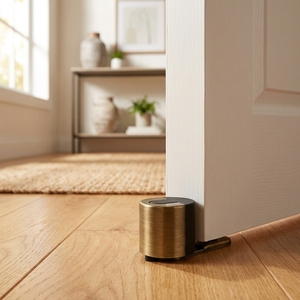 Supporto <span class=keywords><strong>per</strong></span> Porta in Vetro da Pavimento in Acciaio Inossidabile Stile Antico - Product Image 3
