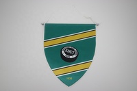 Drapeau de fanion de club personnalisé avec logo sur mesure, fabriqué en Chine, broderie de bannière