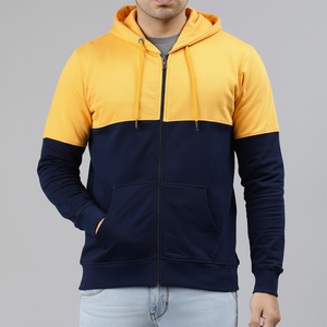 AKEWAL venta al por mayor personalizado al por mayor de algodón de alta calidad impreso cremallera pulóver hombres cremallera Sudadera con capucha DIY OEM ofrecido - Product Image 1