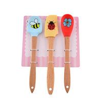 Spatule en silicone, mini-cuillère, outil de pâtisserie pour la crème et les gâteaux, pour un usage domestique