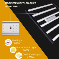 Nouvelle lampe de culture LED à spectre complet Samsung LM301H EVO 1200W 12Bar 4*8 pour jardin et serre intérieure