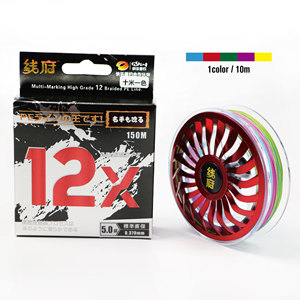 2026 100-150m ทนต่อการขัดถู 12X Waves 0.8-5.0 #   สายเอ็นตกปลาแบบถักแกนลวด PE 80 ปอนด์ - Product Image 2
