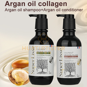 Set de Cuidado Capilar Huati Sifuli SUPER LISSE, Champú y Acondicionador con Aceite de Argán Orgánico 100% Puro, 300ml - Product Image 3