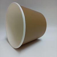 Seau à popcorn en papier SP2212 de grande capacité, de haute qualité, avec couvercles assortis, jetable, pour les lieux de divertissement