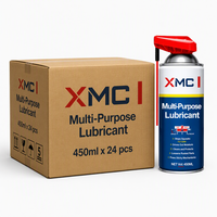 XMC 1240 Huile Pénétrante Intelligente Anti-rouille et Dégraissant en Spray 450ml Élimine les Bruits de Frottement pour Usage Industriel