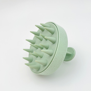 High Quality Dry&Wet <b>Scalp</b> <b>Brush</b> Wheat Straw Silicone Massager for Hair Dandruff Treatment - Product Image 5