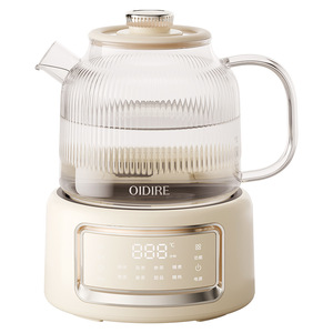 Oidire Glass Health <b>Pot</b> 1L Constant Temperature Tea Brewer With <b>Lid</b> Multi Function Kettle For Home Use - Product Image 1