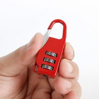 Mini cadenas en alliage Cadenas de voyage pour l'extérieur Cadenas pour bagages Coffre-fort antivol à combinaison de codes et de numéros