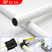 Connecteur de tuyau Lean Pipe 28 mm, collier de serrage métallique pour système de rangement modulaire, raccord de tube revêtu