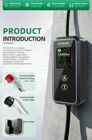 Vente Flash Prise de Charge Portable pour Véhicule Électrique avec Logo Personnalisé IEC62196-2 Type 2 GBT Nouvelle Tête de Pistolet Femelle 16A/32A Entrée 220/240V ST-E401