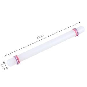 Hstyle bán buôn 2024 mới đến có thể điều chỉnh không dính nhựa cán pin với Silicone cao su vòng bánh fondant Con lăn spt846 - Product Image 4