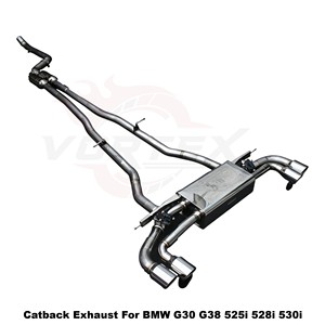 Vortex High-Flow Stainless Steel <b>Exhaust</b>-System For BMW G30 G38 525i 528i 530i 2.0T 3.0T Quad-Tail - Product Image 2
