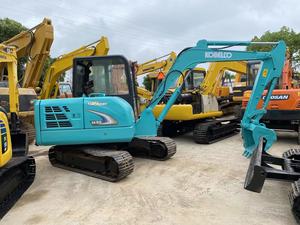 Kobelco Sk60 Mini pelle sur chenilles d'occasion Poids de fonctionnement de 6 tonnes Le noyau du moteur Isuzu Hino comprend un engrenage de boîte de vitesses de pompe à moteur - Product Image 4