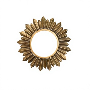 Axiom Home Accents Miroir mural sans cadre Design moderne et élégant pour salles de bains Chambres ou couloirs en fer - Product Image 1