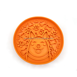 Varywell Dog Face Silicona Tamaño personalizado Rosa Biothane Pet Dog Mat Food Sniffer Slow Feeder Bowl con <span class=keywords><strong>Lickimat</strong></span> - Product Image 4