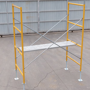 Système de <span class=keywords><strong>cadre</strong></span> d'échafaudage de Construction de modèle de système d'échafaudage à quatre barres personnalisé professionnel pour la Construction de bâtiments - Product Image 1