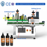 Fabricant de machines d'étiquetage verticales de bureau automatiques électriques à servomoteur de haute précision pour ampoules et flacons SKILT