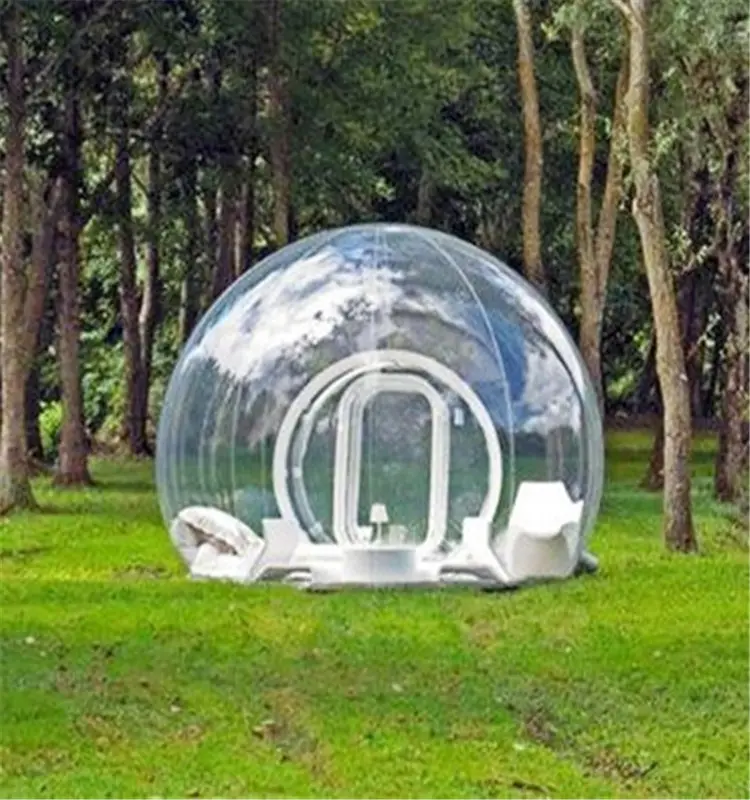 Günstiges aufblasbares Zelt langlebiges aufblasbares Camping zelt billiges Bubble Dome Zelt aufblasbar für Erwachsene