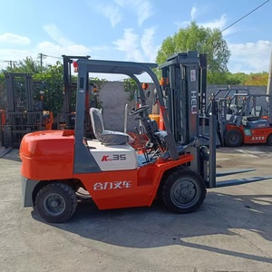 รถยกดีเซลยี่ห้ออานฮุย เฮเฟย์ มือสอง ขนาด 3.5 ตัน พร้อมอุปกรณ์เสริมไฮดรอลิกไซด์ชิฟเตอร์และยางตัน ขายในดูไบ - Product Image 5