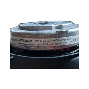 ebm-papst A4E350-AN02-02 350mm AC Axial Fan Industrial Ventilation Cooling Fan for HVAC and Condenser Applications - Product Image 4