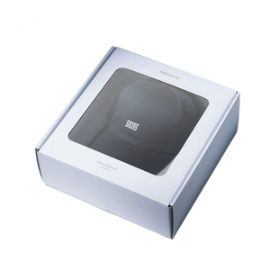 Boîte à chapeau en carton ondulé avec fenêtre, prix de gros, logo personnalisé, boîte avion 3 couches pour emballage et expédition de casquettes, commande en gros - Product Image 2