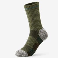 Chaussettes de randonnée professionnelles pour hommes en laine mérinos, épaisses, chaudes, pour le trekking en plein air, le ski, respirantes, anti-humidité, anti-odeurs