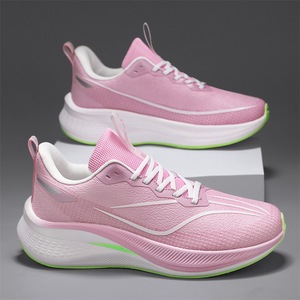 Chaussures de course unisexes professionnelles de haute qualité avec plaque en carbone, légères, respirantes, amortissantes, style classique, empeigne en mesh - Product Image 3