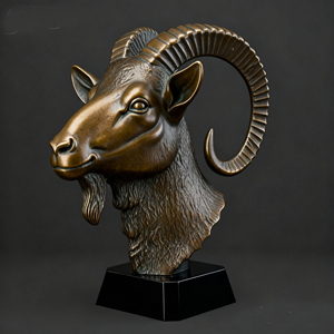 Busto de <span class=keywords><strong>Cocodrilo</strong></span>, Estatua de Animal para Decoración del Hogar - Product Image 5