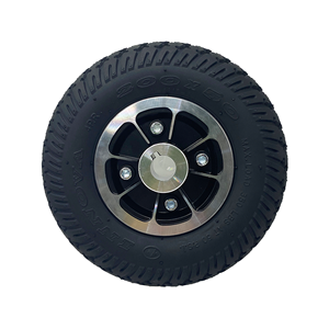 8 inch hiệu suất cao pu-đầy <span class=keywords><strong>Robot</strong></span> lốp tuyệt vời hấp thụ sốc bền không đâm thủng khác bánh xe lốp & phụ kiện - Product Image 4