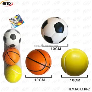 Factory wholesale PU stress vent ball PU toys stress relieving toys soccer volleyball baseball blue ball children's sports toys