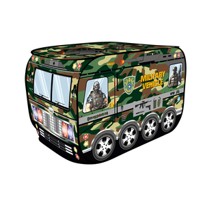 Wholesale Canvas Camouflage House Tent House <strong>Teepee</strong> <strong>Play</strong> Indoor <strong>Teepee</strong> Playhouse Castle Multifunctional Bus Tents for Kids - Product Image 6