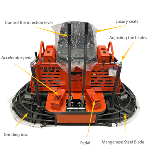 เครื่องขัดคอนกรีตแบบใช้น้ำมันเบนซิน พร้อมเกียร์บ็อกซ์และมอเตอร์ประสิทธิภาพสูงสำหรับงานตกแต่งผิวคอนกรีต - Product Image 3