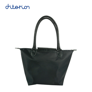 Chiterion de moda de mujer Oxford bolsa de Nylon bolso de embrague bolso de la bolsa con PU asas de cuero para mujeres - Product Image 3
