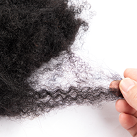 Prix Usine de Gros, Cheveux Afro Kinky Bouclés à Teindre en Vrac de 8 Pouces, Cheveux à Torsader, Tresses au Crochet avec Extensions de Dreadlocks Humaines