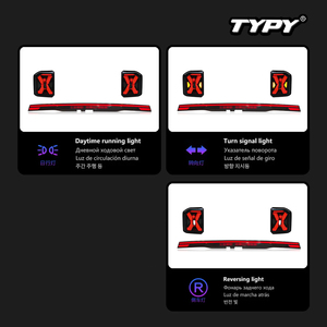 Luces Traseras LED Modificadas de Ancho Completo TYPY para Toyota Prado LC250 2024-2026 - Product Image 4