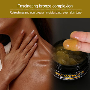 Gel autobronzant personnalisé aux peptides, marque privée, sans traces, bronzage progressif, lotion bronzante visage et corps, fabricant - Product Image 3