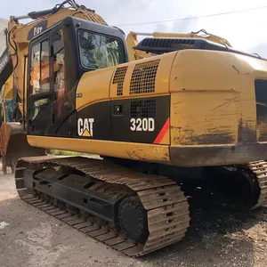 Excavatrice d'occasion Caterpillar CAT320D, machine de construction d'occasion japonaise de haute qualité, pelle de 20 tonnes, pelle cat320d