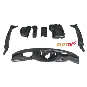 แผ่นกันความร้อนในห้องโดยสารแบบแห้ง คาร์บอนไฟเบอร์ 7 ชิ้น รุ่น Type R E Style สำหรับ Honda Civic 10TH FK8 ปี 2016+ ชุดแต่งรถยนต์ - Product Image 1