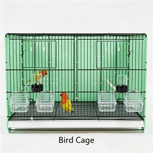 Grande cage d'élevage à vendre, cage à oiseaux multi-niveaux mobile et modulable pour agapornis - Product Image 5