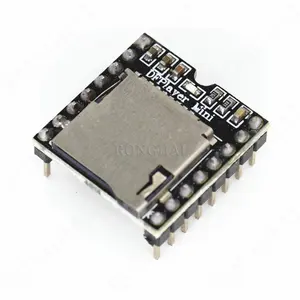 Mini MP3 Player Module Board Support TF Card USB Disk IO Serial Port MP3 Voice Sound Player Decoder Development Board DFPlayer