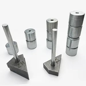 Imanes fuertes estirables, 17mm de espesor, polígono y cilindro, tapa embellecedora de aluminio fija, nuevo