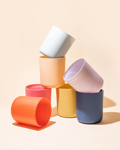 Tùy Chỉnh 8Oz 10Oz 14Oz Sang Trọng Màu Hồng Màu Xanh Lá Cây Màu Vàng Trắng Màu Bên Trong Phun Thủy Tinh óng Ánh Lọ Nến Tàu Cho Nến Làm - Product Image 3