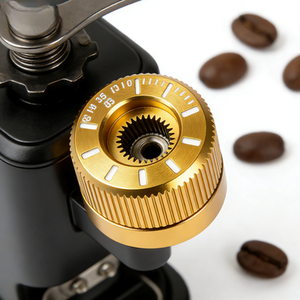 Anillo de Ajuste de Molienda Precisa Personalizable para Molinillo de Café Doméstico, Diseño Antideslizante Mecanizado por CNC - Product Image 1