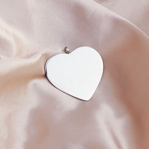 <span class=keywords><strong>Pendentif</strong></span> cadre <span class=keywords><strong>photo</strong></span> <span class=keywords><strong>coeur</strong></span> personnalisé en acier inoxydable pour collier - Product Image 3