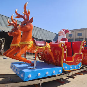 Attractions de la Feria <span class=keywords><strong>Tema</strong></span> 2025, Train de Noël avec piste, Designs de Noël, Train de Noël à vendre - Product Image 4