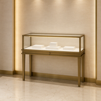 Vitrine à bijoux intelligente préfabriquée GZowin avec éclairage LED, design écologique, vitrine en verre durable pour les bijouteries et les montres