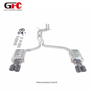 Système d'échappement Catback SUS304 pour Audi <span class=keywords><strong>S4</strong></span> <span class=keywords><strong>B8</strong></span> <span class=keywords><strong>B8</strong></span>.<span class=keywords><strong>5</strong></span> 3.0T, silencieux automobile, tuyau d'échappement - Product Image 2