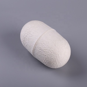 Boîte d'emballage écologique en pulpe de papier moulée en forme de cocon - Product Image 1