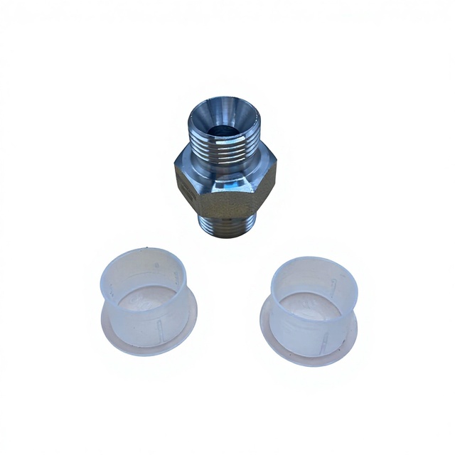 1B BSP Male Stainless Steel 60 Degree Cone Seat Hydraulic Hose Adapter Fittings with Straight Connection